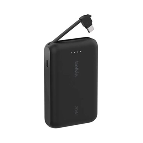 Belkin BoostCharge Power Pack 10000 mAh Integrated Cable Black