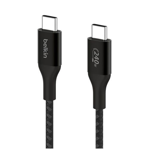 Belkin BoostCharge USB-C - USB-C 240W Braided 1m Black