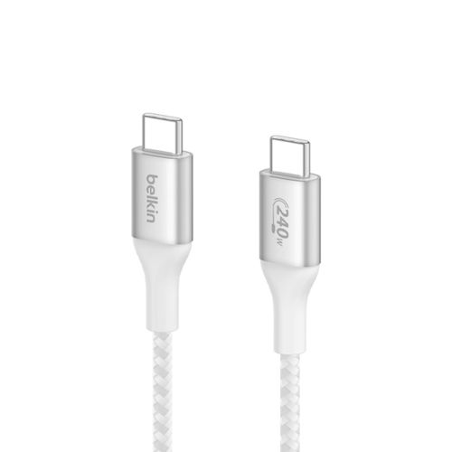 Belkin BoostCharge USB-C - USB-C 240W Braided 1m White