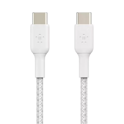 Belkin BoostCharge USB-C - USB-C Braided 1m 2 Pack White