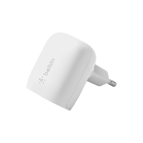 Belkin BoostCharge USB-C Wall Charger 20 Watt USB-C PD with PPS White