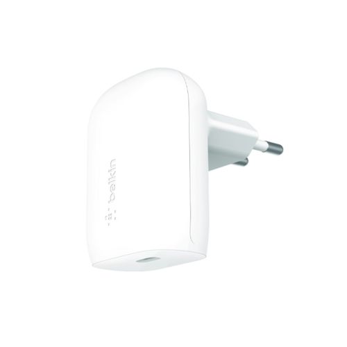 Belkin Wall Charger 30 Watt USB-C PD with PPS White