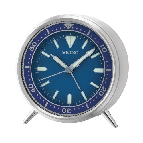 ساعة منبه سيكو برواز ألومنيوم QXE065L