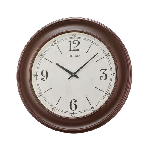 ساعة حائط سيكو برواز بلاستيك QXA773B