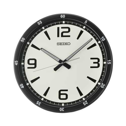 ساعة حائط سيكو برواز بلاستيك QXA809J