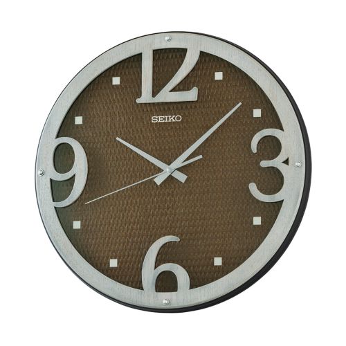 ساعة حائط سيكو برواز خشب QXA841B