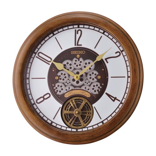 ساعة حائط سيكو برواز خشب QXM611B