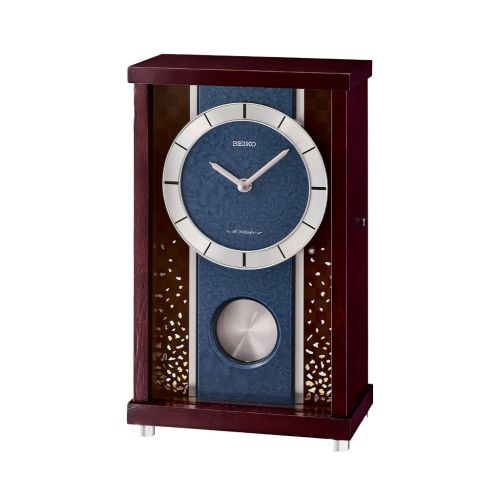 ساعة حائط سيكو برواز خشب QXW251B