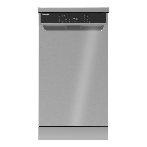 غسالة أطباق شارب 10 أفراد 45 سم شاشة رقمية 6 برامج استانلس QW-V610-SS
