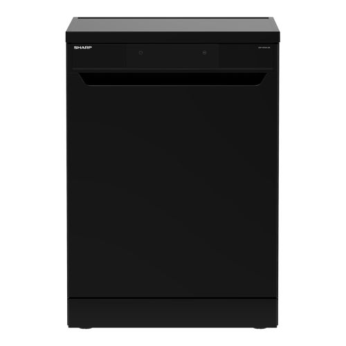 غسالة أطباق شارب 14 فرد 60 سم انفرتر شاشة ديجيتال 10 برامج أسود QW-V1014A-BK
