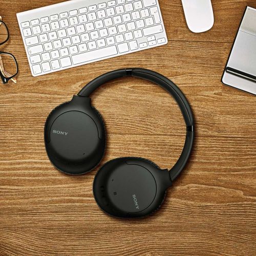سماعة رأس سوني لاسلكية تتصل بالبلوتوث لون أسود مزودة بمانع للتشويش WH-CH710N/BZ
