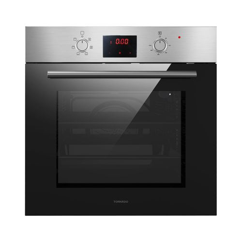 فرن تورنيدو بلت إن كهرباء 60 × 60 سم - 67 لتر استانلس ستيل EO-VT60CSU-S