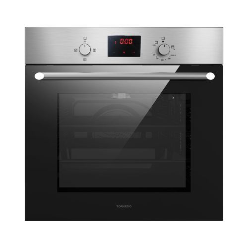 فرن تورنيدو بلت إن غاز 60 × 60 سم - 67 لتر استانلس ستيل GO-VT60CSU-S
