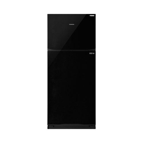 ثلاجة تورنيدو انفرتر نوفروست 396 لتر أسود RF-480TV-BK