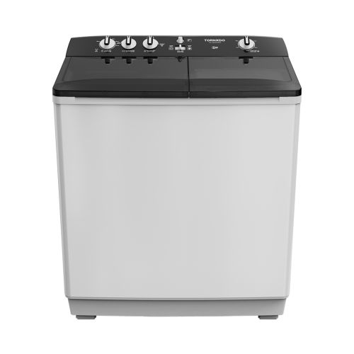 غسالة ملابس تورنيدو نصف أوتوماتيك 12 كجم أبيض × أسود TVH-HM12TS(WK)